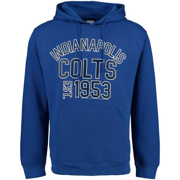 Men's Indianapolis Colts End Around Pullover Hoodie - Royal,We sell and wholesale Men's Indianapolis Colts End Around Pullover Hoodie - Royal on line form chian!